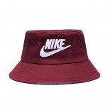 Sombrero Pescador Nike Plata Profundo Rojo