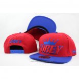Gorra Plana OBEY Classic 3D With Tags Rojo Fucsia