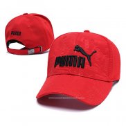 Gorra Beisbol Puma Negro Rojo