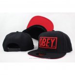 Gorra Plana OBEY Classic 3D With Tags Rojo Negro
