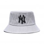 Sombrero Pescador New York Yankees Negro Gris