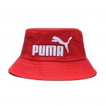 Sombrero Pescador Puma Blanco Rojo