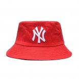 Sombrero Pescador New York Yankees Blanco Rojo