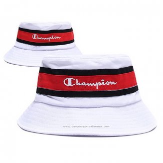 Sombrero Pescador Champion Blanco Rojo Negro