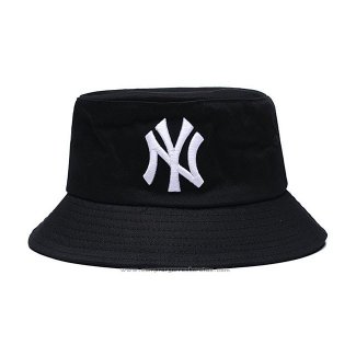 Sombrero Pescador New York Yankees Blanco Negro