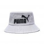 Sombrero Pescador Puma Negro Gris